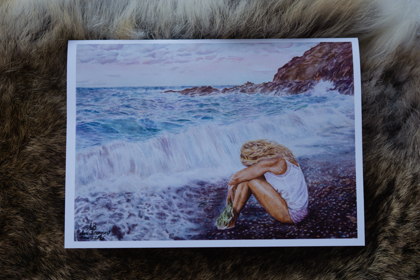 Embraced by the Mediterranean - Greeting card