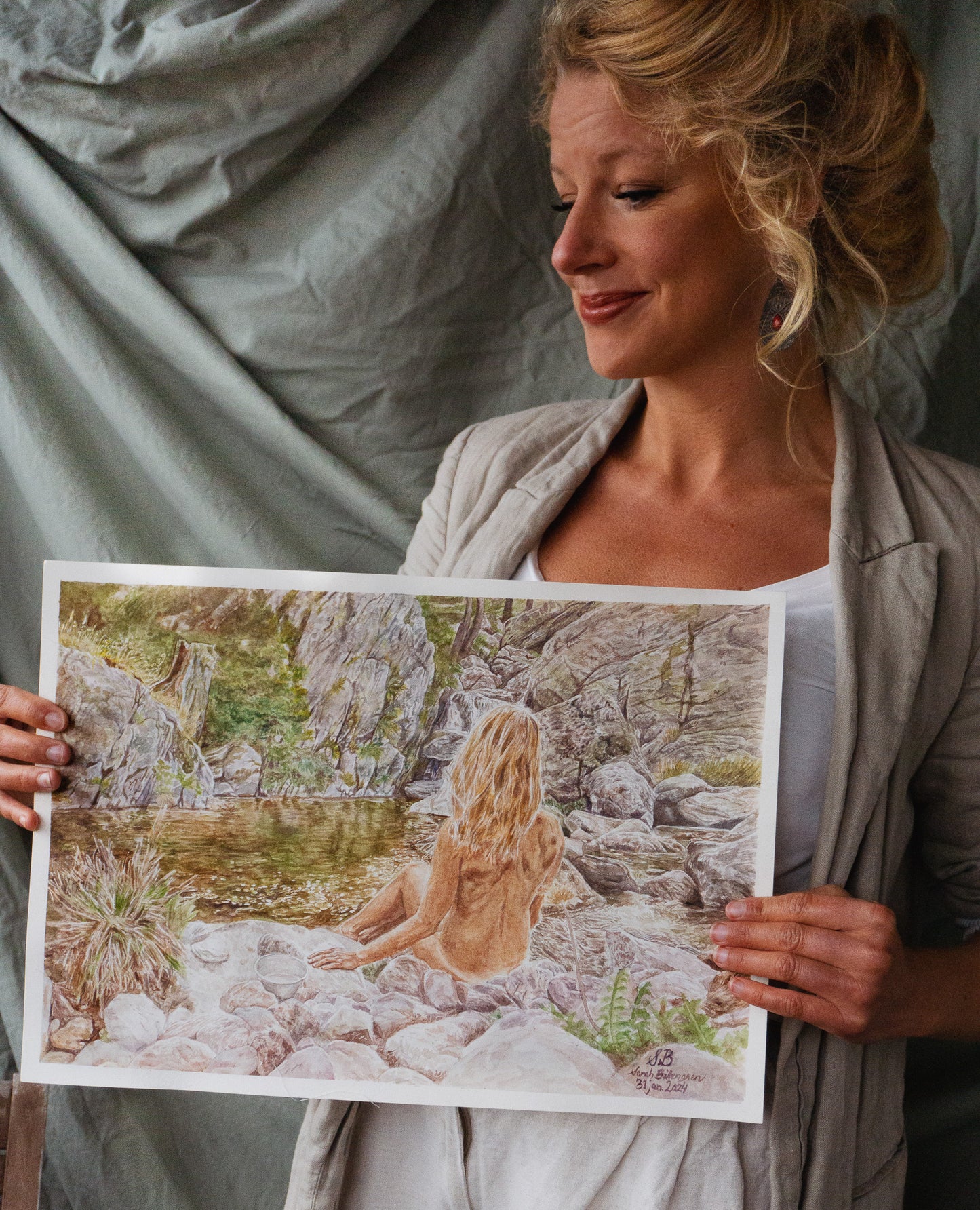 A quiet song from Mont Bégo - Fine Art Print