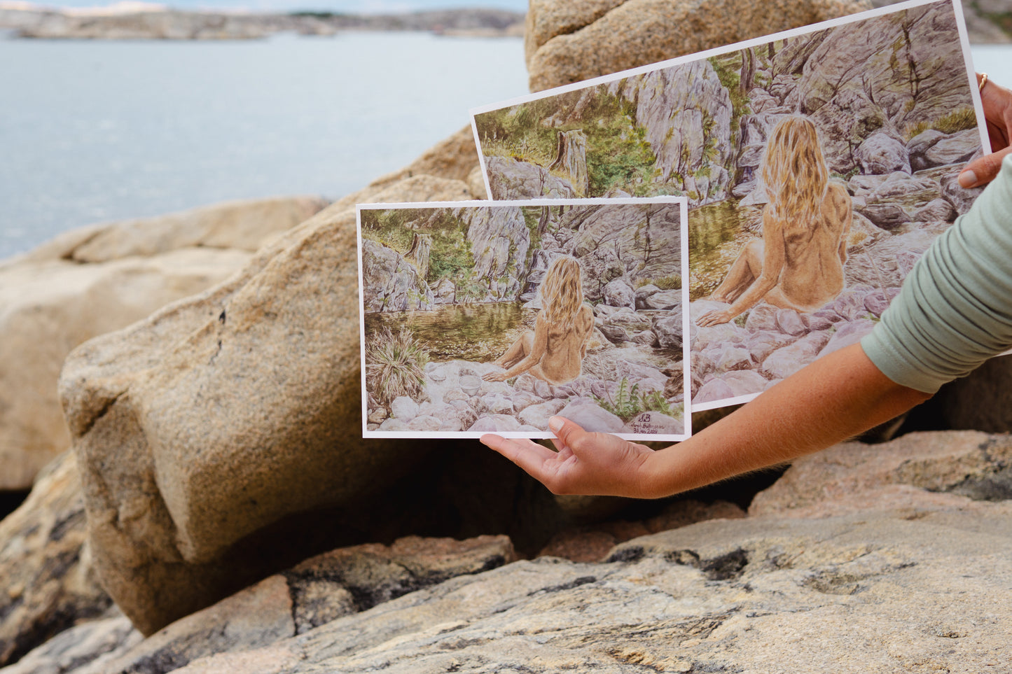 A quiet song from Mont Bégo - Fine Art Print