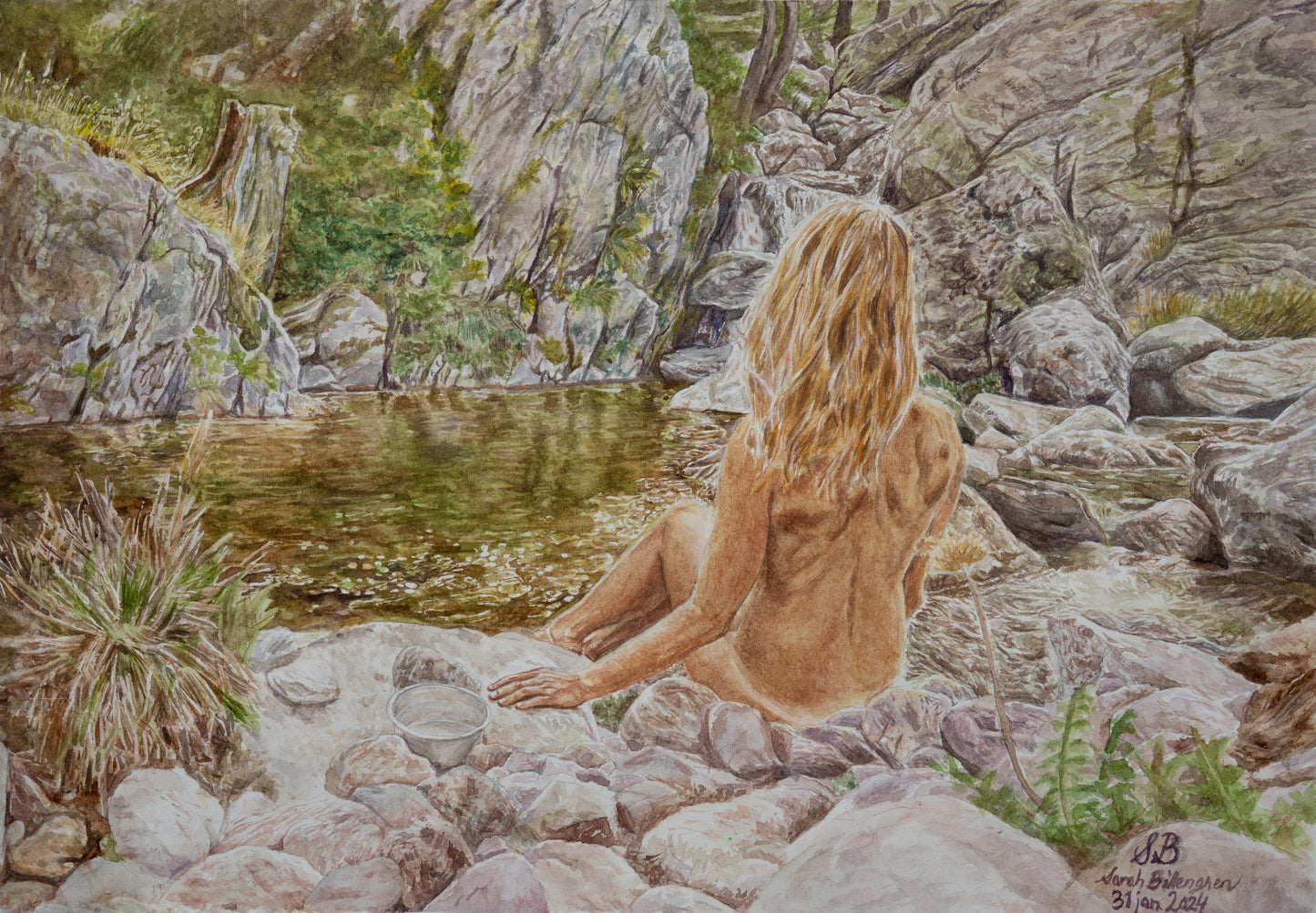 A quiet song from Mont Bégo - Fine Art Print