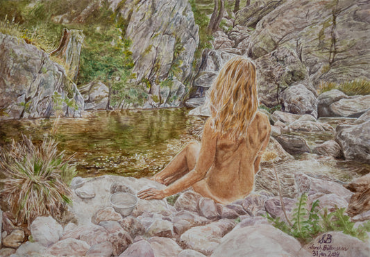 A quiet song from Mont Bégo - Fine Art Print