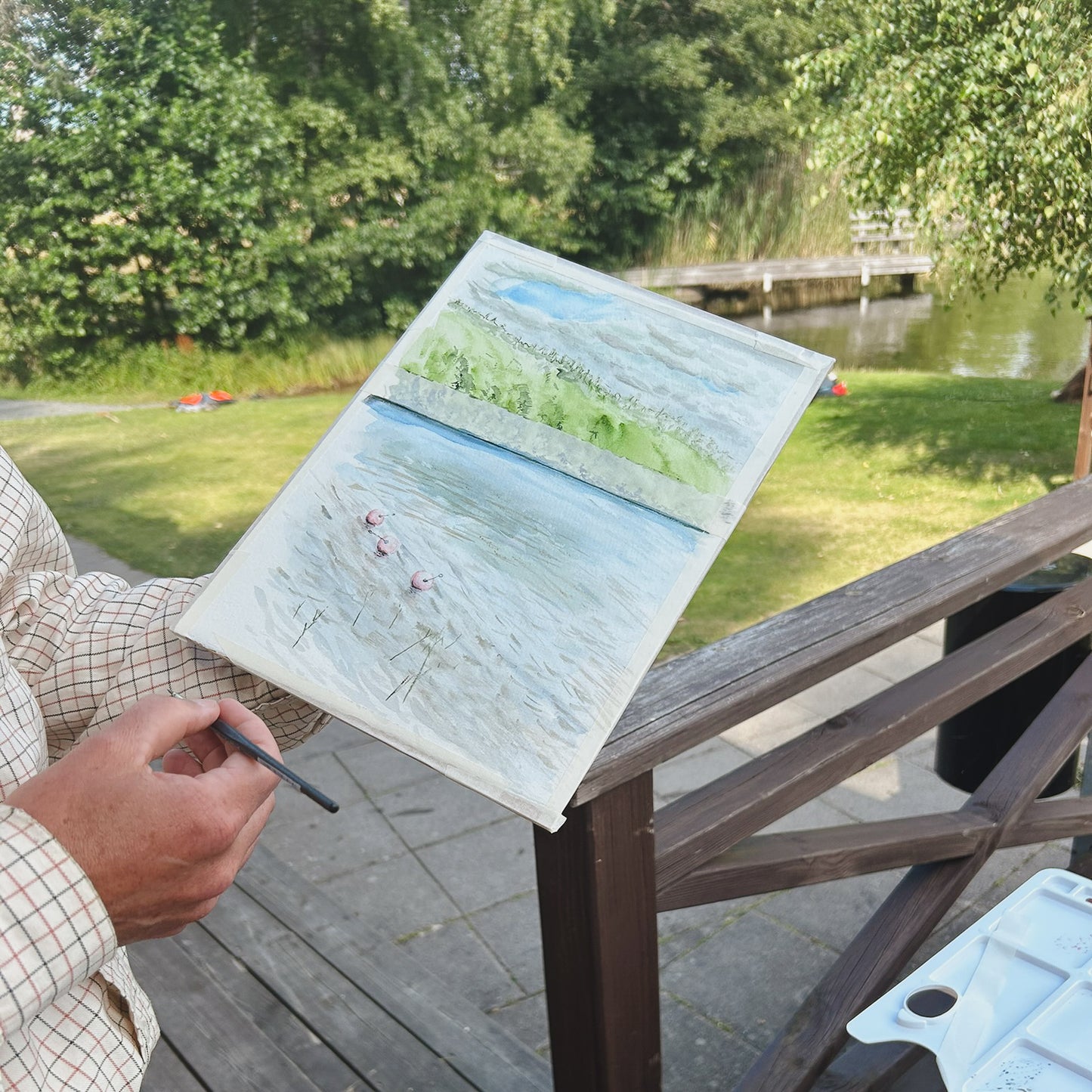 Måla akvarell i Ester och John Bauers fotspår, 17 oktober 2026